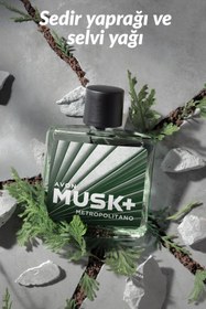 Resim AVON Musk Metropolitano Erkek Parfüm Edt 75 Ml. İkili Set 