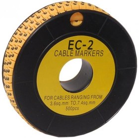 Resim EC-2 "4" Numara Kablo Numaratörü - 500 Adet 