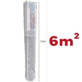 Resim Shopwave Pencereli Halı Hurcu Toz Geçirmez Sağlam Dayanıklı Hurç Organizer 6m² (5047) 