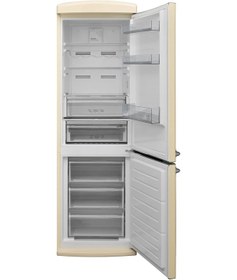 Resim Vestel Retro NFK37201 Bej 330 LT No-Frost Kombi Tipi Buzdolabı 