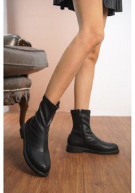 Resim Garantili D292 Kadın Soğuk Geçirmez Kışlık Bot Siyah 