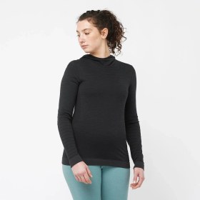 Resim Salomon OUTSPEED WOOL Kadın Üst İçlik Black LC2119000 