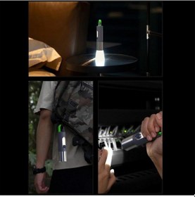 Resim Watton Wt-298 Şarjlı El Feneri 750 Lümen Kamp Lambası Type-c Girişli Led+2835led Gri 