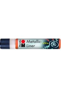 Resim Marabu Metallic Liner Boyutlu Boncuk Boyası 25Ml 713 Turuncu 
