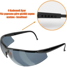 Resim Badem10 Bisiklet Güneş Gözlüğü Yüz Ayarlı Silikon Burunlu Bisikletçi Gözlük S600 Füme 