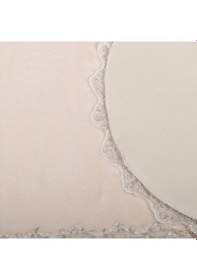 Resim Bonny Home Venüs Krem 3'lü Dantelli Banyo Paspası Seti Çeyizlik Krem 