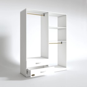 Resim Kenzlife giysi dolabı şemsettin 175*120*40 byz gardırop 2 çekmeceli 