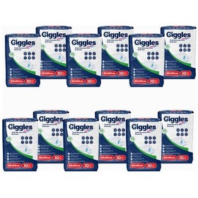 Resim Giggles Bebek Bakım Örtüsü 60x60 Alt Açma Bezi 12 Paket 120 Adet 