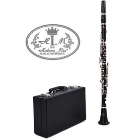 Resim Helena Mia HMCL345E Profesyonel Sol Klarnet | Abanoz Gövde Gümüş Kaplama Tuşlar 