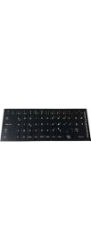 Resim Derwell 10 Adet Türkçe F Klavye Etiketi Laptop Pc Sticker Kaliteli Pvckeyboard Sticker Pvc Harf Çıkartmaları 