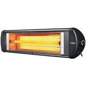 Resim Kumtel EX-23 Ecoray 2300 W Duvar Tipi Infrared Isıtıcı Siyah 