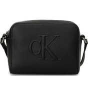 Resim CKJ SCULPTED Siyah Kadın Sırt Çantası Calvin Klein