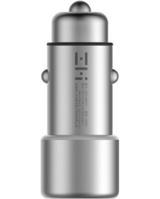 Resim Reedark Qc3.0 Hızlı Şarj Dual Usb Araç Şarj Cihazı 18w Metal Tasarım Seyahat Adaptörü 5v/3a 9v/2a 12v/1.5a Telefon Şarj 