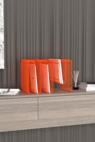 Resim boz concept home Koltuk Yanı Metal Dergilik Space Age Dekoratif Metal Gazetelik, Plaklık ve Ev Düzenleyici Kitap Rafı 