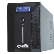 Resim Powerful PLD-3000 3000VA 3KVA 1800W LCD Panel Line Interactive Ups Kesintisiz Güç Kaynağı (Gaming UPS) 
