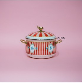 Resim Bellisima Emaye Tencere 20 Cm Pembe 