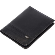 Resim Siyah Deri Unisex Kredi Kartlık - S1KK00001663-B06 