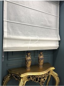 Resim Katlamalı Keten Tül Perde 1. Kalite Foldet Keten Kumaş Mekanizmalı Tül 