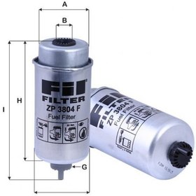 Resim FİL ZP3804F YAKIT FİLTRESİ TRANSİT 2.0 2.2 2.4 3.2 TDCI V347 YM 