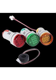 Resim Ad22-22a 22mm Dijital Ampermetre 0-100a Ac Kırmızı 