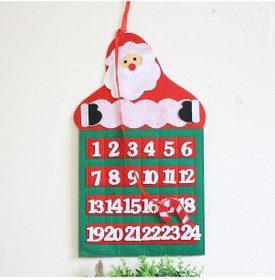 Resim Noel Takvimi Sevimli Desenli Noel Advent Takvimi Battaniye Noel Geri Sayım Takvimi Dekorasyonu 