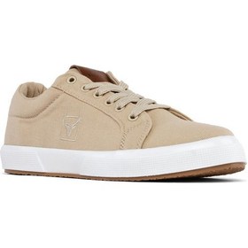 Resim Buckhead 4213 Mayer Bej Yazlık Keten Comfort Sneaker Spor Ayakkabı Bej 
