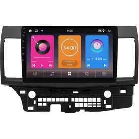 Resim Carvocal Mitsubishi Lancer Android Multimedya Sistemi (2008-2019) CRV-4364XAA uyumlu 