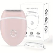 Resim Tüm Gün Pürüzsüz Cilt: Bikini, Bacaklar & Koltuk Altı Tüyleri için Çıkarılabilir Başlıklı Kadınlar için Kablosuz Elektrikli Tıraş Makinesi - Paslanmaz Çelik Bıçaklar 