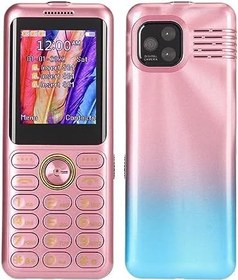 Resim W22 Kıdemli Cep Telefonu, 2G Telefon GSM Temel Telefon Kilidi Açılmış Büyük Düğme, 3sim 3 Beklemede Net Ses Çok Fonksiyonlu Kıdemli Cep Telefonu, 2500mAh Pil Ile (AB fişi) 