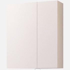 Resim Bonitobagno Capri Aynalı 56 cm Banyo Dolabı Üst Modül Beyaz 