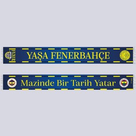 Resim Fenerbahçe Lacivert Yaşa Fenerbahçe Şal - Lacivert / Standart 