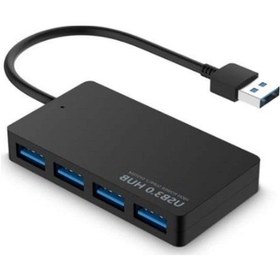 Resim Usb 3.0 Hub Çoklayıcı 4 Port Çoğaltıcı Slim Chipli Versiyon 