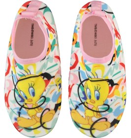 Resim Tweety Baskılı Tabanlı 26-30 Numara Deniz Ayakkabısı - Beyaz - Beyaz / 30 