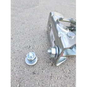 Resim Römork/karavan Destek Tekeri Kelepçesi 48 mm (Bağlantı Vidaları Dahil) 