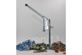 Resim Feyza Design Gazoz Soda Kapağı Kapatma Makinesi + 100 Kapak Hediye, Pratik ve Kolay Kullanım 