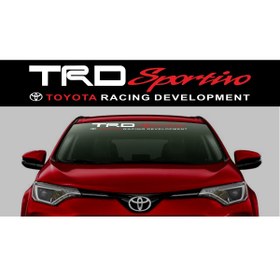 Resim Oto Sticker Toyota Trd Sportivo Racing Development Stickeri Ön Cam Stickeri 