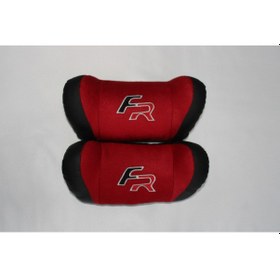 Resim Fr Kırmızı Oto İkili Boyun Yastığı 