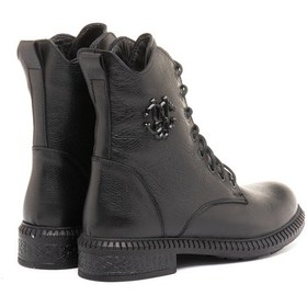 Resim Sıyah Kadın Sr-20912-1 John May Siyah Zenne Bot Siyah 