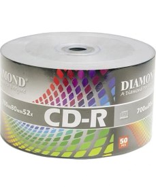 Resim Diamond Cd-R 52X 700 MB 80 Min Boş CD 50'li Paket 