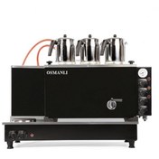 Resim OSMANLI 3 Demlikli Siyah Tüplü Tam Otomatik Çay Ocağı Kazanı Semaver Çay Makinesi (TÜP ELK) 