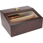 Resim Kahverengi Camlı Humidor Puro Kutusu RC11 