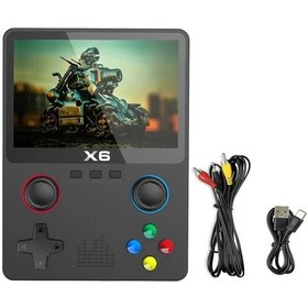 Resim X6 3.5 İnç Ips Taşınabilir Elde Kullanılır Oyun Konsolu Ekran Çift Joystick 11 Black 