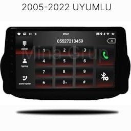 Resim Fiat Fiorino Uyumlu Android Multimedya Sistemi - Kablosuz CarPlay & Android Auto, GPS Navigasyon, Geri Görüş Kamerası Hediyeli (2007-2024 Tüm Modeller) (8, GB) 