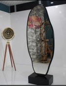 Resim Asimetrik Ayna, Ultralüx Boy Aynası, 188x66 Cm Siyah 180 X 65 Siyah 