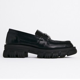 Resim KARL LAGERFELD Siyah Kadın Deri Loafer KL43823000 