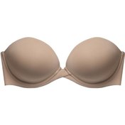 Resim Magic Form 2087 Düz Kumaşlı Çok Dolgulu Askısız Sütyen - Ten Ten 