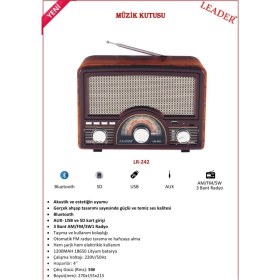 Resim Leader LR-242 Radyo 