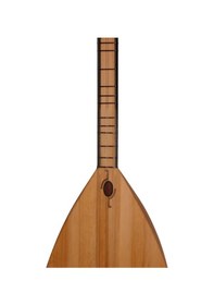 Resim Telli Çalgı Yapım Uzun Sap 41 Tekne Yaprak Karaağaç Profesyonel Bağlama 
