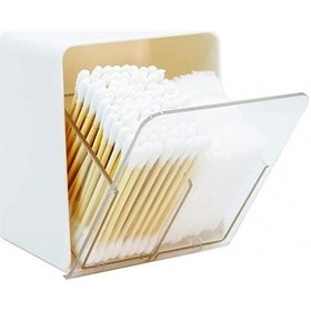 Resim Silkroadselect Pamuklu Çubuklar, Pamuk Topları, Pamuk Topları, Şifonyer Tezgahı Düzenleyici Için Banyo Qtip Tutucu Kavanoz 3uh1db 