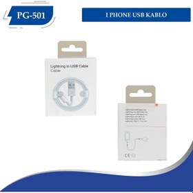 Resim Poly Gold Pg-501 Birebir Apple Uyumlu iPhone Usb Kablo Kutulu 